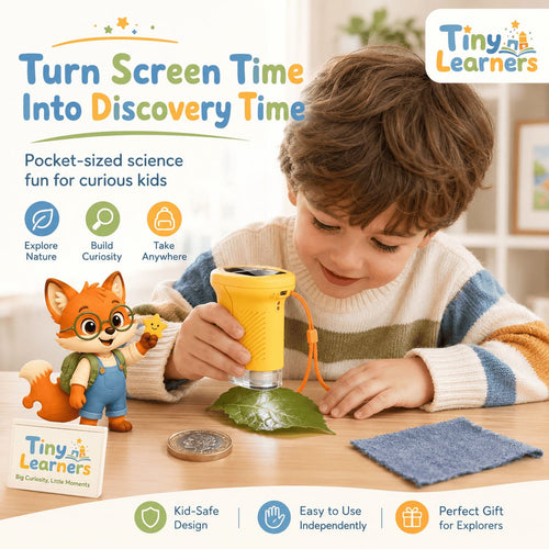 DiscoveryScope™ Kids Microscope — 1000X Zoom Digital Microscope