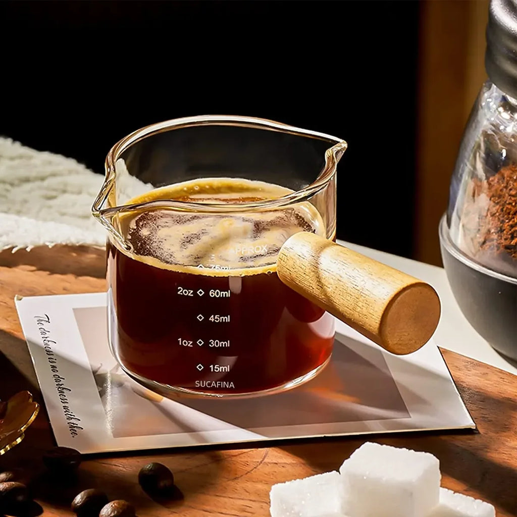 Glass measuring cup 75ml